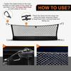 Pickup Truck Bed Envelope Style Cargo Net For Silverado/GMC Sierra 1500/Tundra