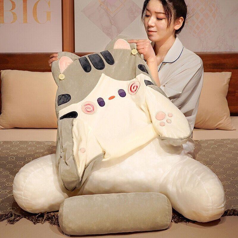 Bed Reading and Playing Mobile Phone Pillow Sofa Cushion Bedside Pillow Removable and Washable Waist Support Large Back Cushion