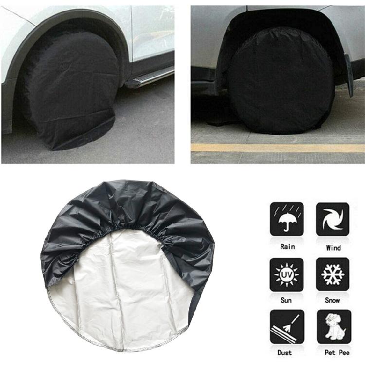 Car Spare Tire Protective Cover Waterproof Dustproof Wheel Case Pouch Universal