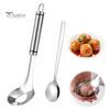 Durable Metal Food Scoop 2Pcs 304 Stainless Steel Meatball Maker, Non-Stick for Maker Baking Homemade Meatballs, Versatile Kitchen Tool Fruit
