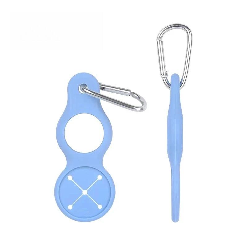 Outdoor Silikon Flaschen Schnalle Karabiner Wasserflaschenhalter Clip, Tragbarer Getränkeflaschen Aufhänger für Rucksack Camping Wandern Radfahren Reisen