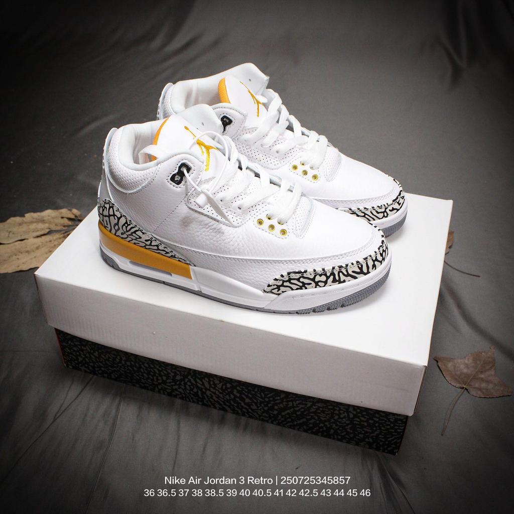 AJ3 Fujiwara Hiroshi White Cement Fire Red Black Warrior Joe 3 Basketball Shoes