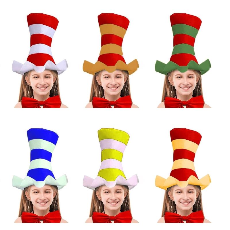 Zylinderhut für Männer Frauen Filz Derby Hut Verstellbare Stirnbänder Leichtgewicht Für Partys Kostüme Event