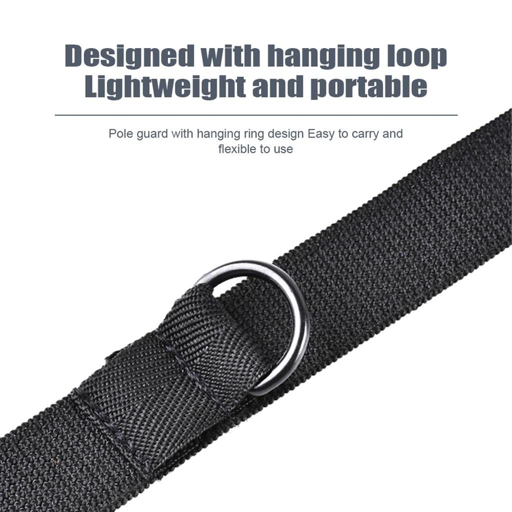 Fishing Rod Case Portable Folding Fishing Pole Storage Bag Stretchy Fishing Spinning Rod Travel Tube Fishing Pole