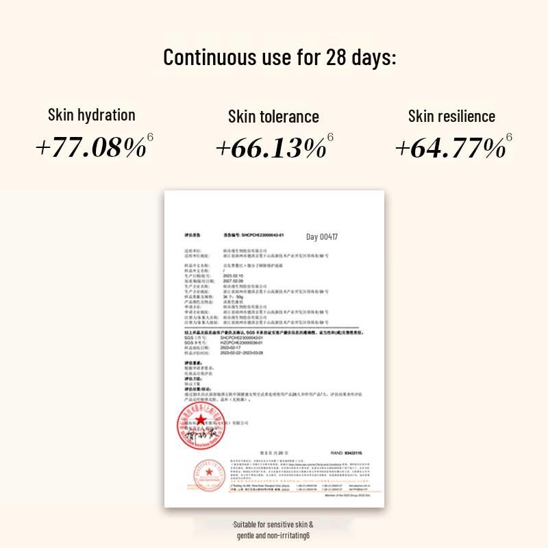 Bai Hua Cui Mo Hong Barrier Repair Face Cream