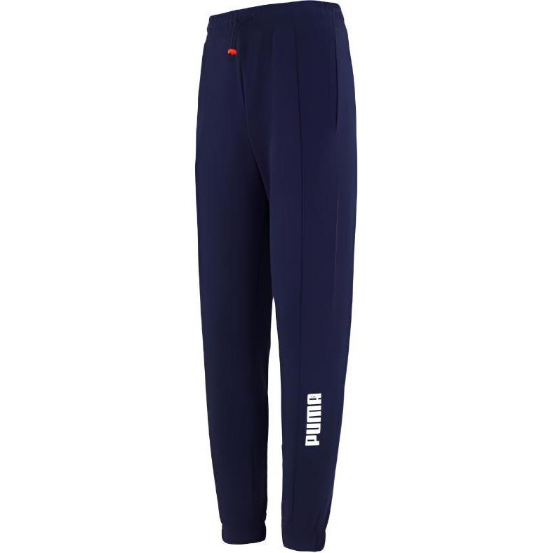 

Puma Повседневные спортивные дышащие длинные брюки с буквенным принтом, мужские брюки, черные 846537-06 L