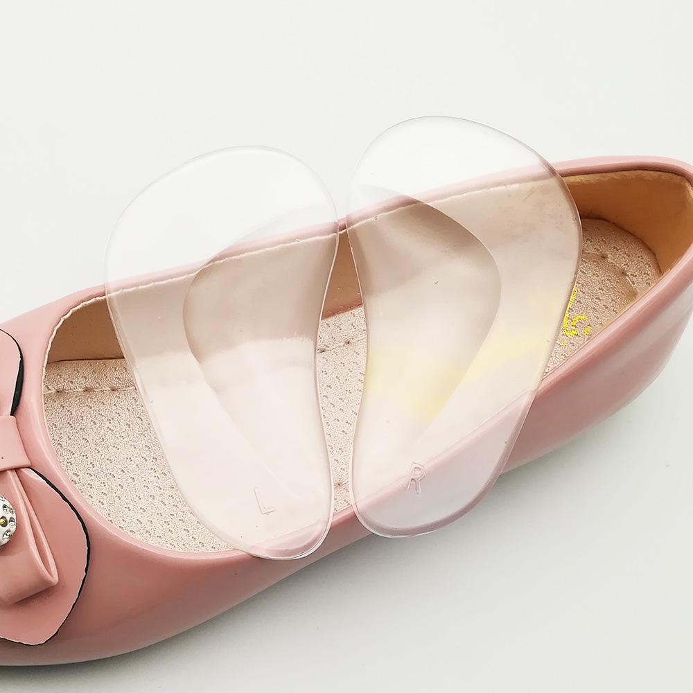 Silicone Orthotic Arch Support Insoles for Flat Feet with Shock Absorption - For Adults & Kids