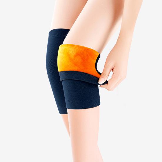 1 Pair Winter Knee Brace Men Women Outdoor Cycling Skiing Running Leg Warmer Cold Weather Windproof Thicken Thermal Knee Pad Sleeve