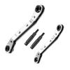 Service Wrench Refrigeration Wrench With 2Pcs Hex Bit Adapter For Air Conditioning Refrigeration Tool Equipment Repair