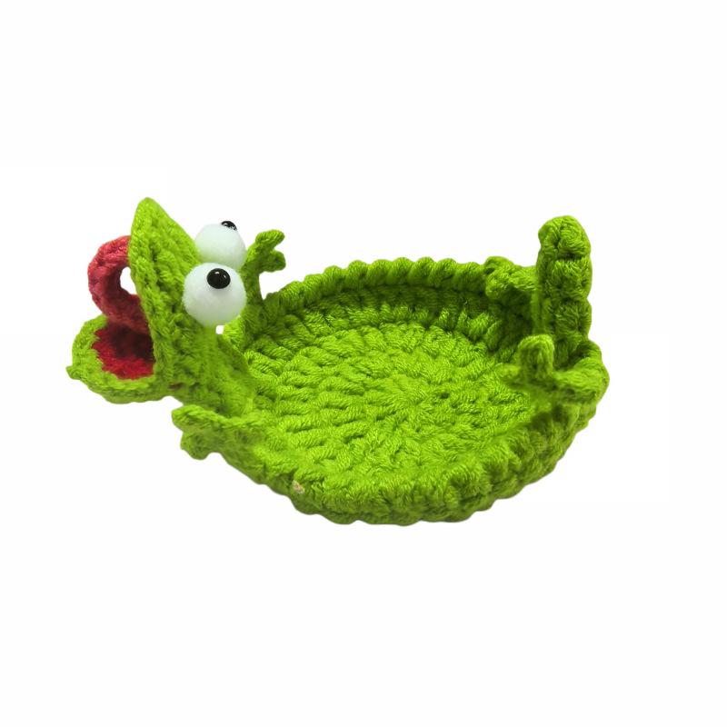 Handmade Crochet Animal Coaster: Heat-Resistant, Anti-Scald Dining Table Pad
