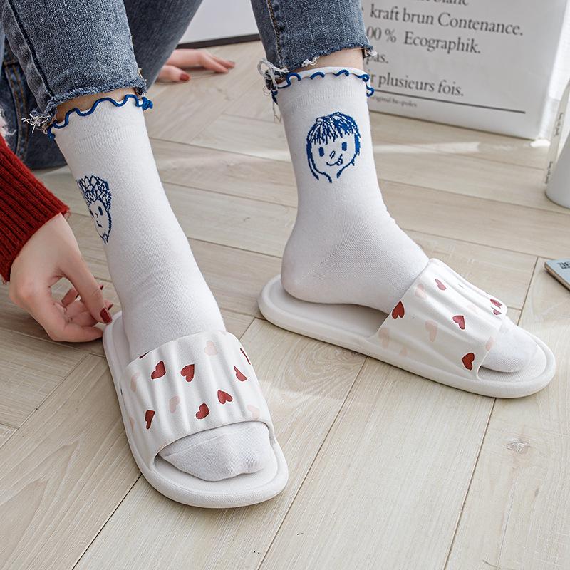 Dames Antislip Koreaanse Stijl Feeënslippers – Zacht, Geurwerend Binnenschoeisel voor de Zomer.