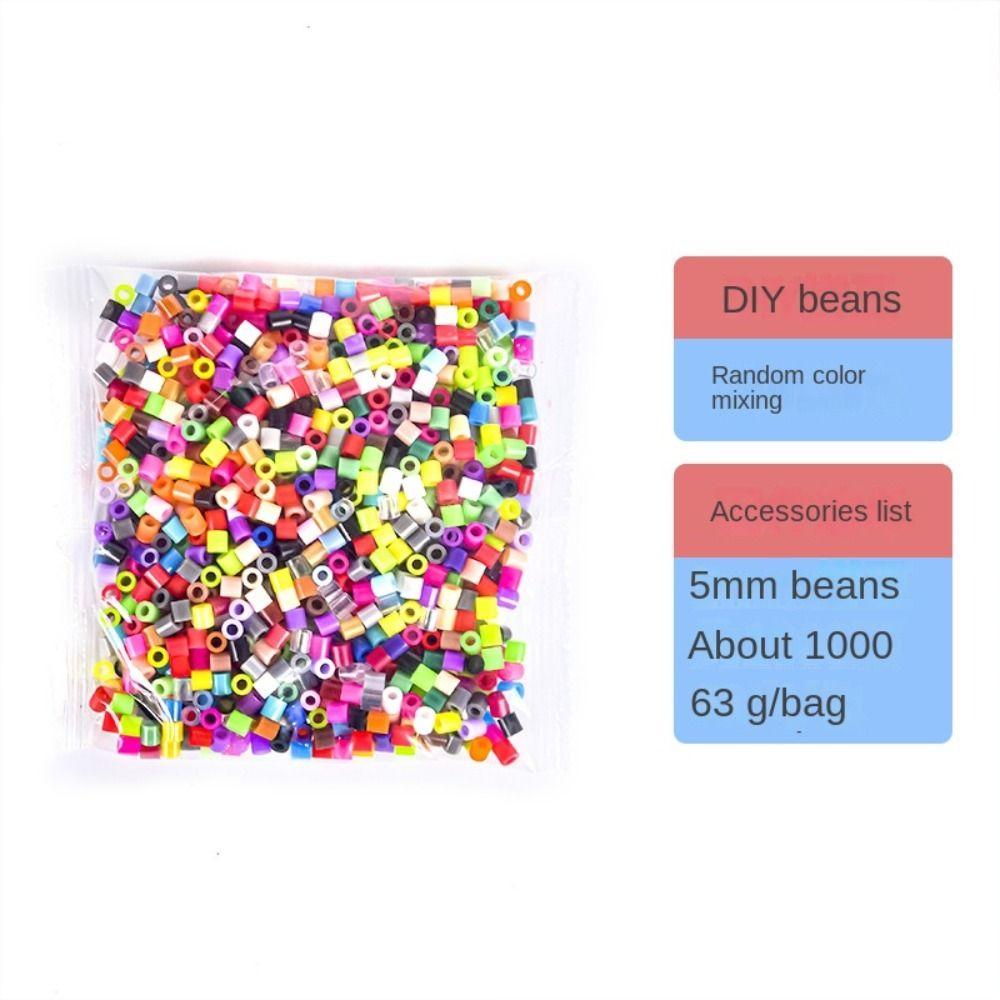 1000 pcs/Bag Rainbow Color Pixel Puzzle Beads Hama Beads Beads Diy Educational Toys  Handmade Gift