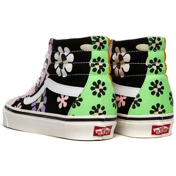 Vans Sk8-Hi 38 DX Anaheim Factory - Psychedelic Floral Unisex Sneakers Multi-Color VN0A38GF41S