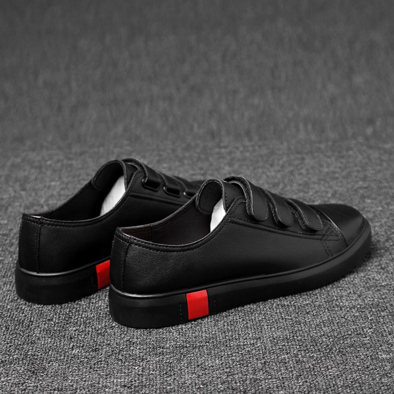 Fashion Men Genuine Leather Casual Sneakers 2024 Platform Shoes Comfy Vulcanized Shoes Outdoor Antiskid Tenis Masculinos Walking Shoes