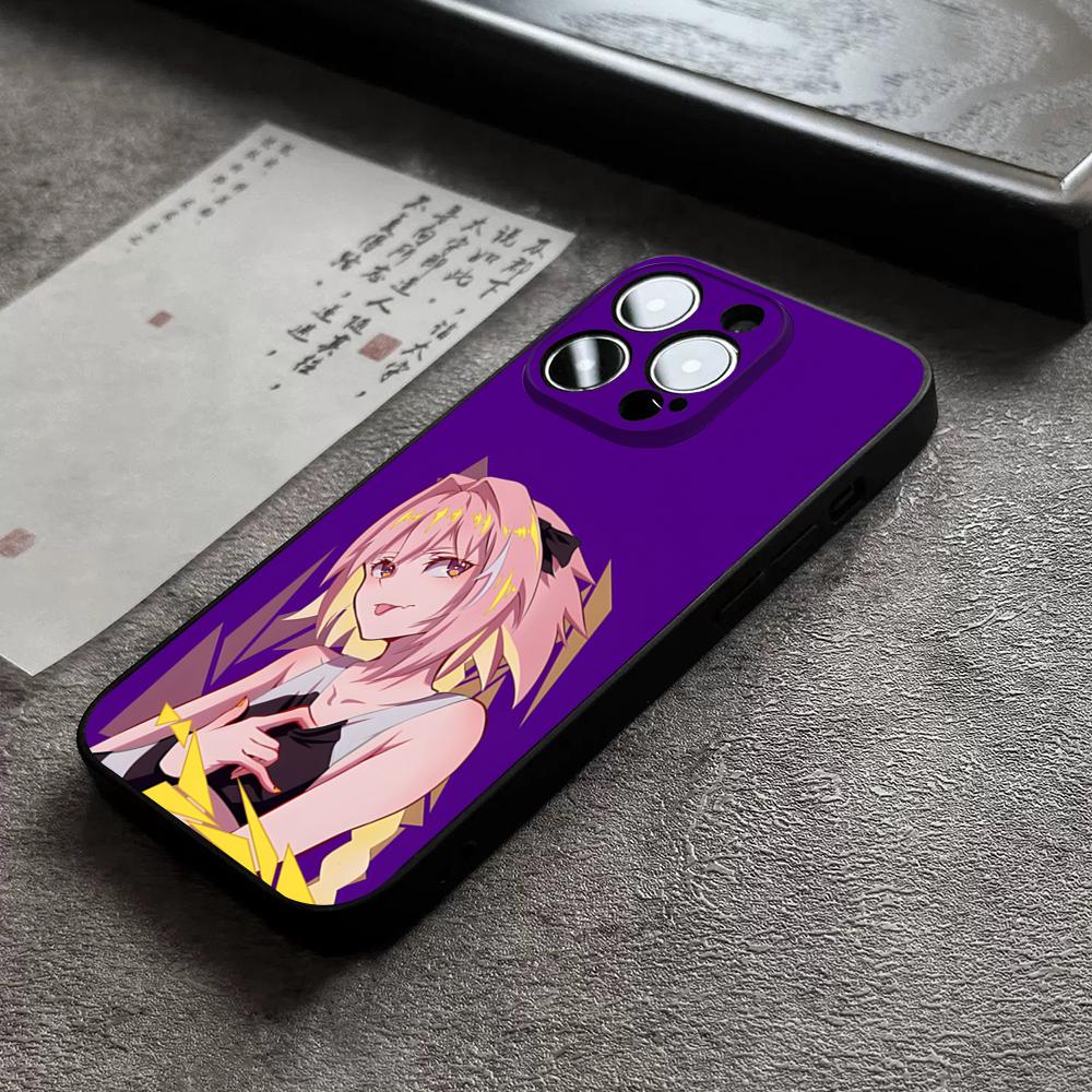 Fate Astolfo Vintage Phone Case For 17 Pro Max For Iphone 14 16 Pro Max 12 15 11 13 Pro Xr X Xs 8 7 Plus Back Cover