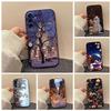 Christmas Painting Silicone Case For Samsung Galaxy S24 S22 S21 S23 S25 Ultra Plus Fe Shockproof Cover for Galaxy S25 Edge Coque