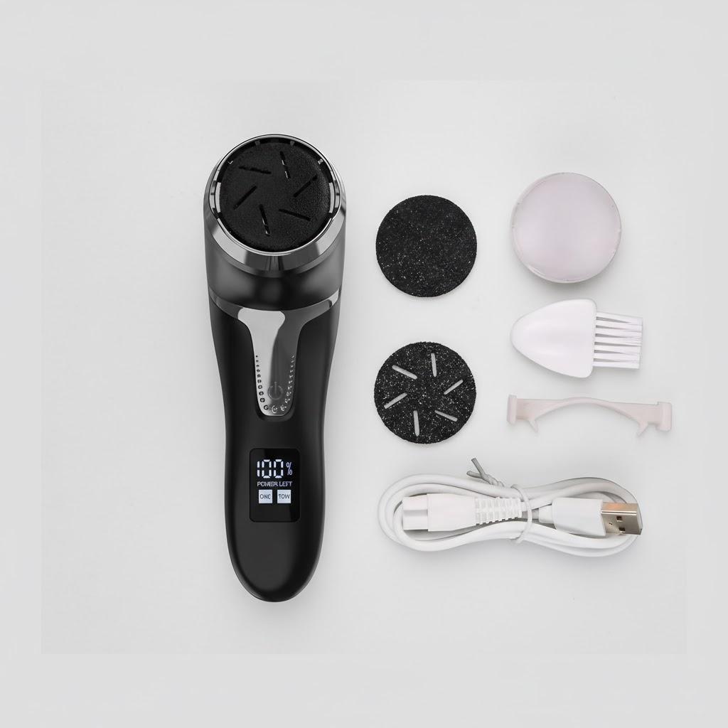Electric Foot Grinder Callus Remover Vacuum Pedicure Machine Waterproof Foot Care Tool Home Use Easy Clean