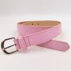 New Candy Color Girls Belt Cute Sweet Lacquered PU Dress Decorative Belt