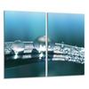 GLASS CUTTING BOARD 2x 30x52 DROP