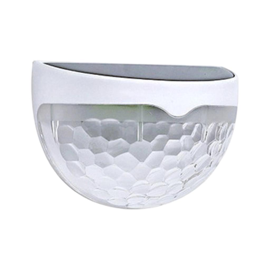 Solar Powered Half Moon Fence Lights 2 Pack Outdoor Waterproof LED Garden Decorative Lighting for Pathway Wall Patio Deck