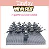 21pcs Bagged Star Wars Clone Trooper Building Blocks Abs Plastic Small Granules Creative Style