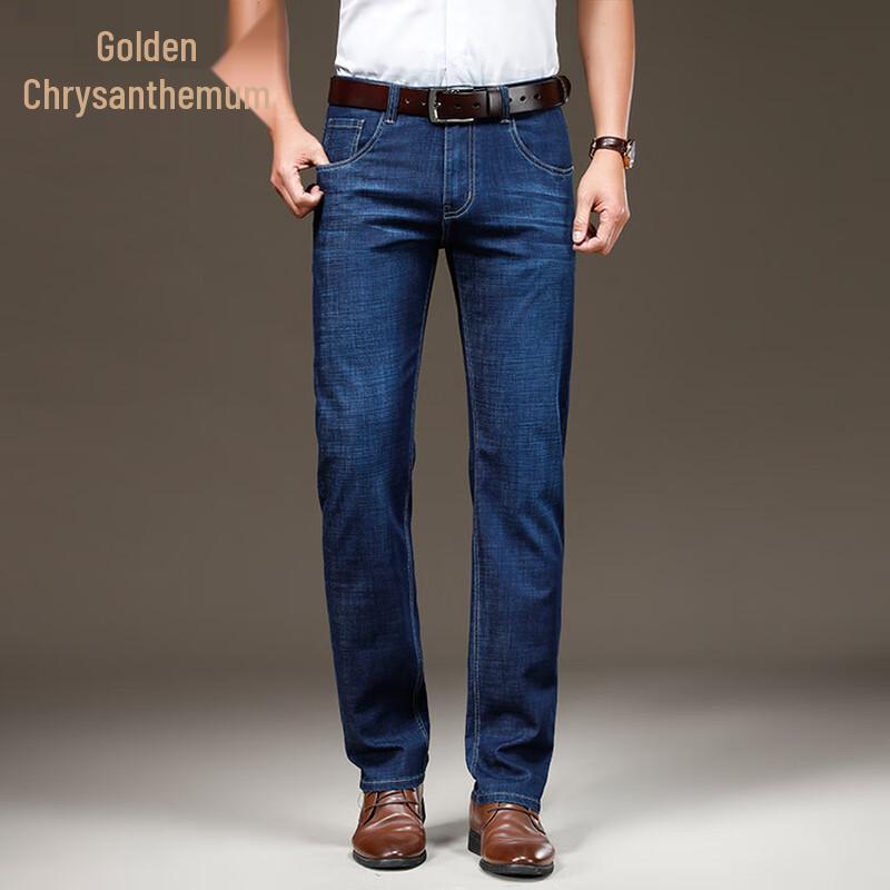 

Мужские джинсы Jinjuan Business Casual прямого кроя 32