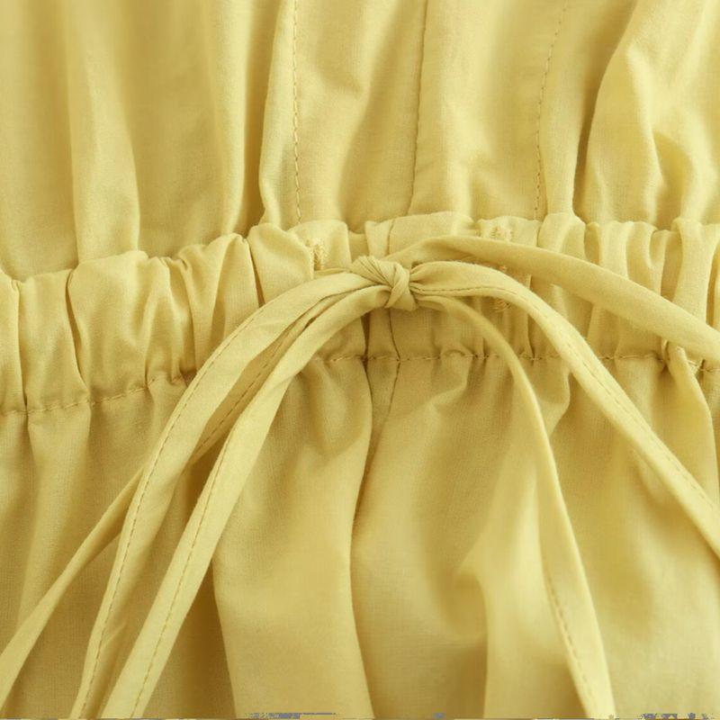 Kaslead New Women Clothes Western Style Fashion Simple Puffy Long One-Piece Clothes and Trousers 3152207