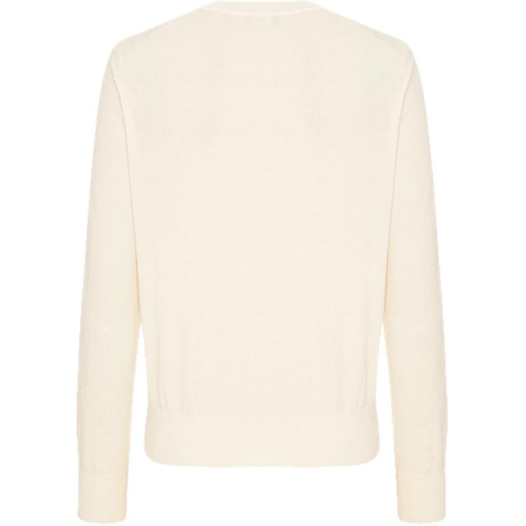 Karl Lagerfeld Sweaters Women's Ecru Crew Neck Moderate Other P27L2318110