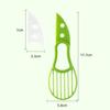 3-in-1 Avocado Slicer Shea Corer Butter Fruit Peeler Cutter Pulp Separator Plastic Knife Kitchen Vegetable Tools