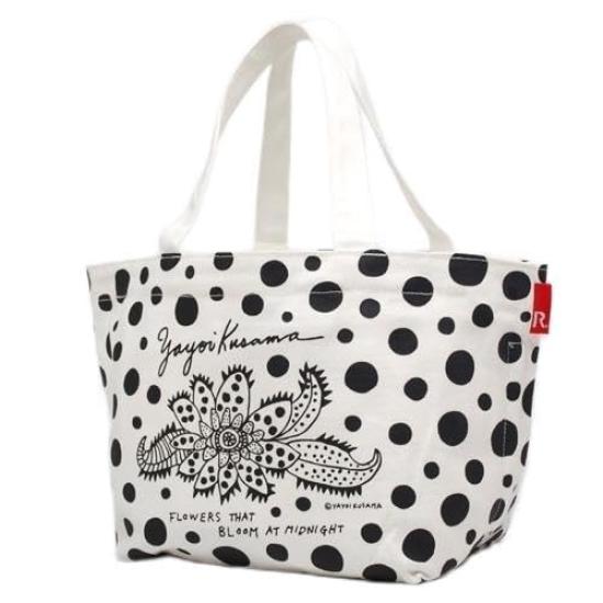 

Yayoi Kusama Bag that bloom at midnight x [Flowers (white black)]