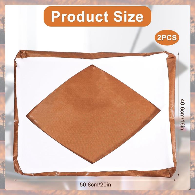 2025 Trend 2 Piece 16 X 20 Inch Wrap Cover For Heat Press Wrap Cover Heat Resistant Reusable Heat Press Wrap Cover