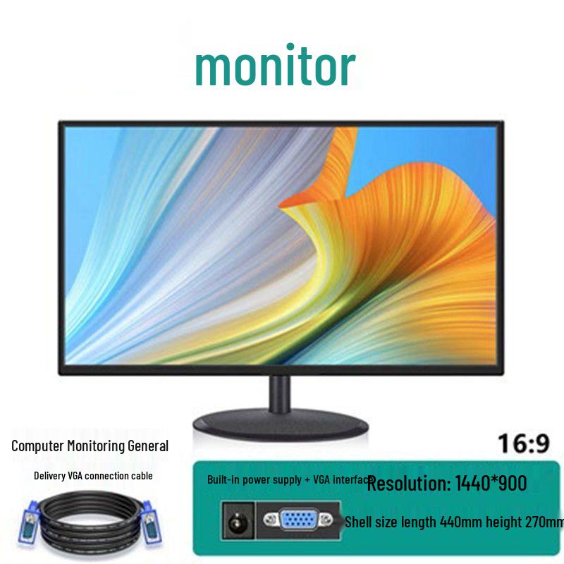 Ecran de Afișare pentru Supraveghere Nou: Monitor Desktop 19, 22, 24 inch pentru Acasă și Birou