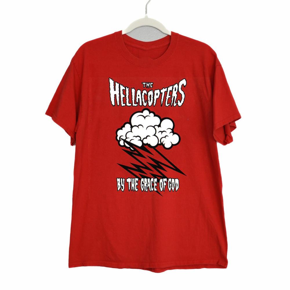 The Hellacopters – By The Grace Of God Cotton All Size Shirt Unisex T-Shirt M