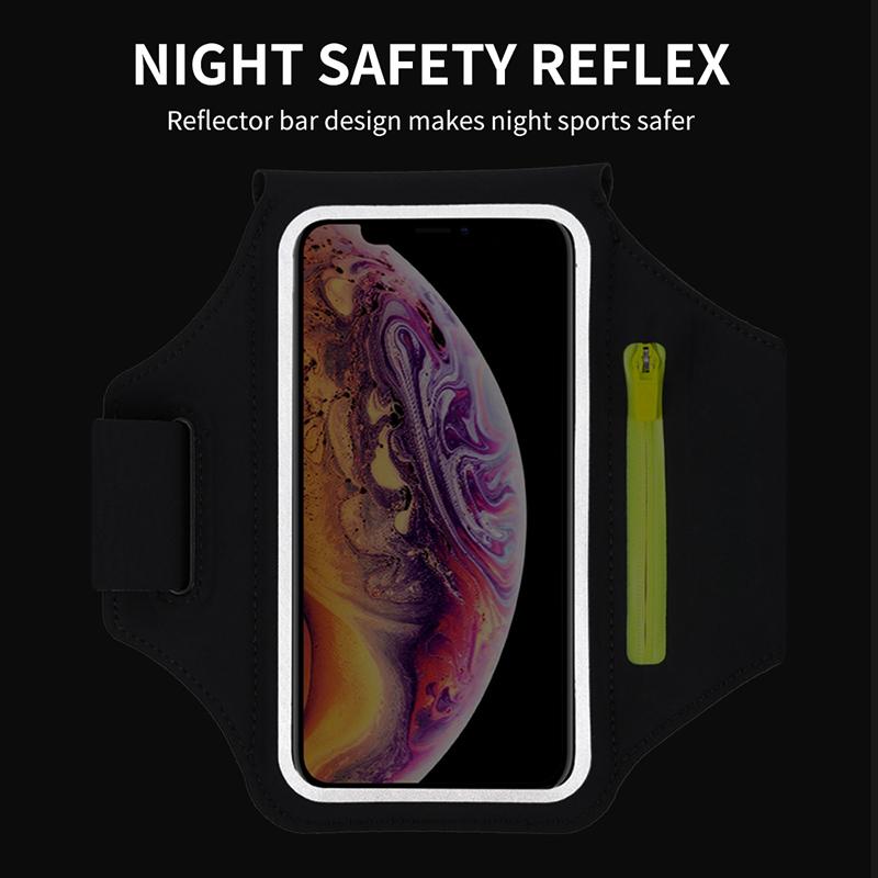 Banderolă de braț pentru telefon mobil pentru alergat în aer liber pentru bărbați femei fitness alergare banderolă de braț geantă de braț pentru exerciții pentru IPhone 16 15 14 13 12 Pro Max