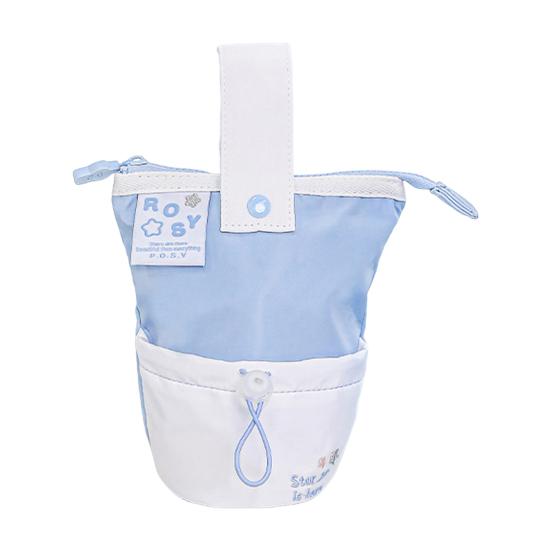 

Drawstring Pen Pouch Large Capacity Pencil Case Double Layer Stationery Box for School Office Home Multi-functional Pencil Organizer F