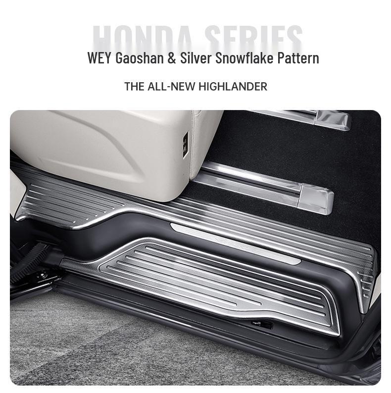 Stainless Steel Scuff Plate Welcome Pedal Protector for Wey Gaoshan 7/8/9