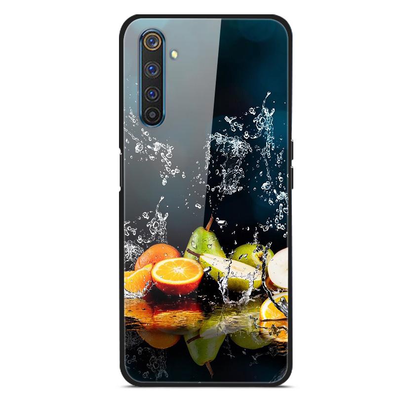 For OPPO Realme XT Tempered Glass Case Soft Bumper Hard Funda For OPPO Realme 6 Pro Realme X2 XT Phone Case Realme6 Back Cover