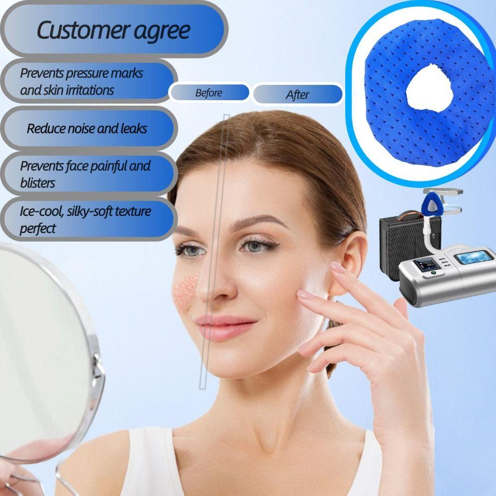 Comfortable CPAP Nasal Mask Liners Reusable Full Face Mask Cushions CPAP Mask Cushion  For Patients