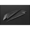 Pegatina Recorte Decorativa Cubierta Ceja Faros de Coche Parpado para BMW X1 28i 35i xDrive 2008-2012 E84 FRP negro mate