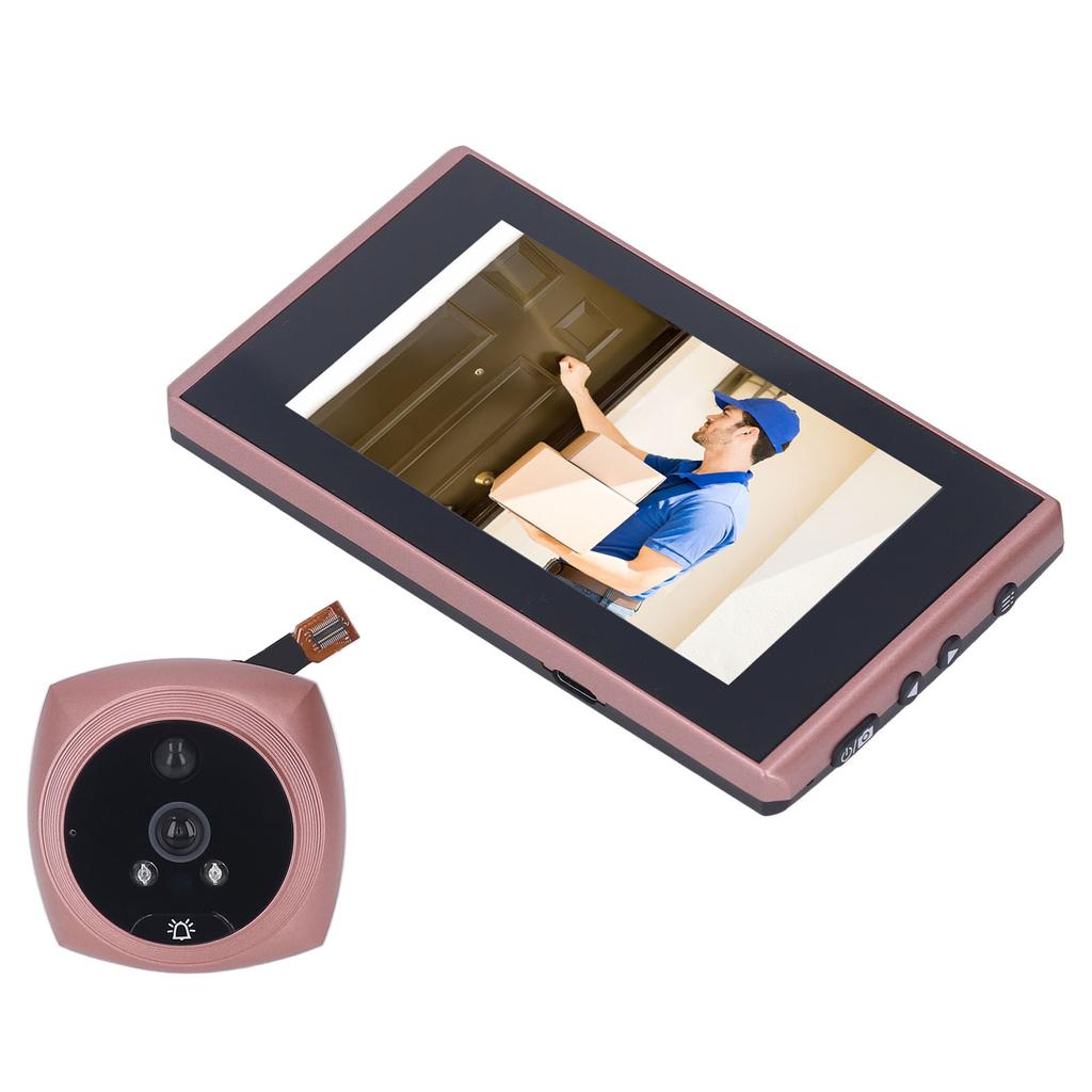 Smart HD Visual Doorbell Automatic Recording Video Doorphone Anti Theft Doorbell Camera for Home