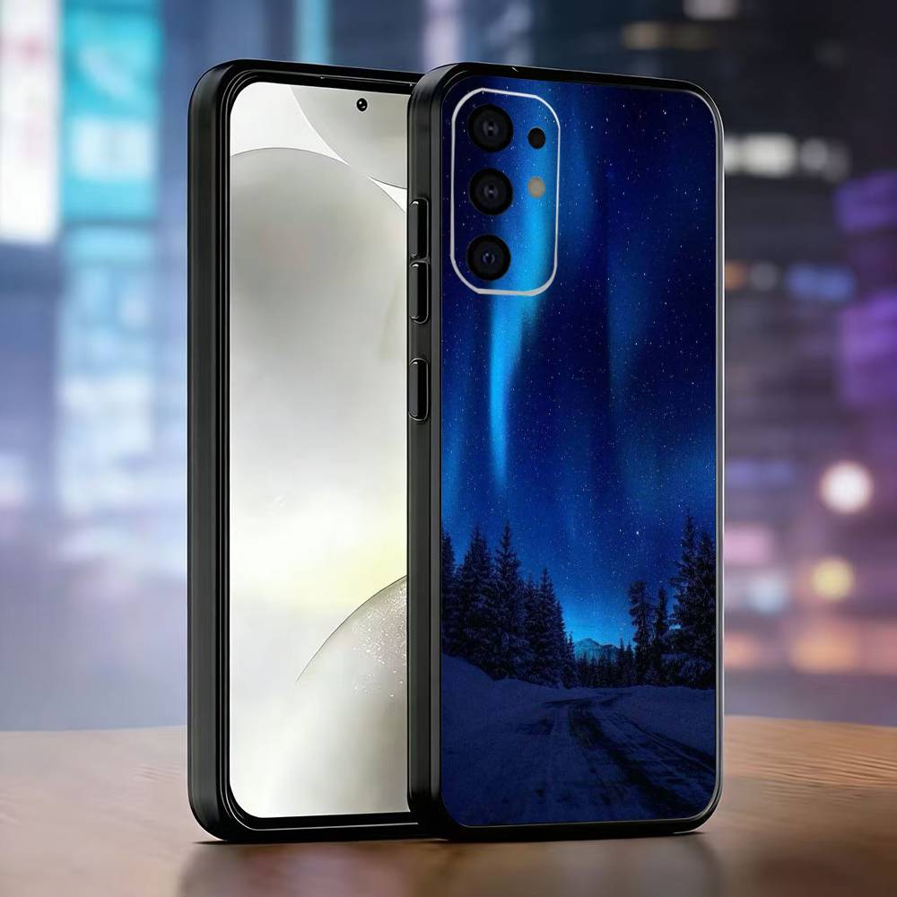 

Prime Aurora Borealis Phone Case For Samsung S25,S24,S21,S22,S23,S30,Ultra,S20,Plus,Fe,Lite,Note,10,Black Cover Samsung S22plus5G