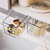 2 Piezas Organizadores de Cajones de Escritorio Transparentes Caja Organizadora de Maquillaje Caja de Almacenamiento de Plástico Transparente Almohadillas de Algodón Cosmético Escritorio Cosmético