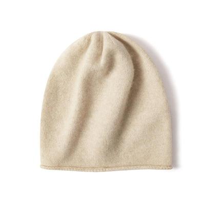 Autumn and Winter Cashmere Hat, Women's Crimped Knitted Hat, Headgear Hat, Warm and Cold Wool Hat, Stacking Hat