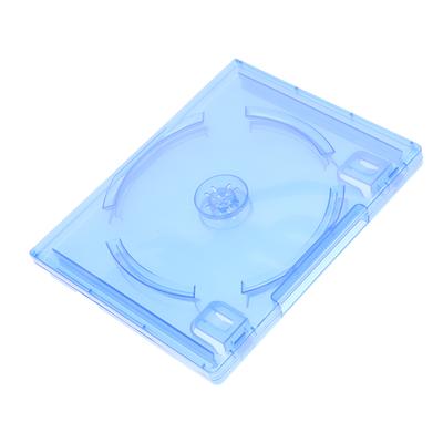 1 Stück Ersatzhülle für PS4-Spiel, Doppel-Disc, Ersatz, blau, Spiel, Blu-Ray-Box, 2 CDs