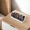 Grid Belt Organizer,Acrylic Belt Storage Holder for Closet,Display Case For Belt, Bow Tie, Jewelry, Watch, Desktep Organizer