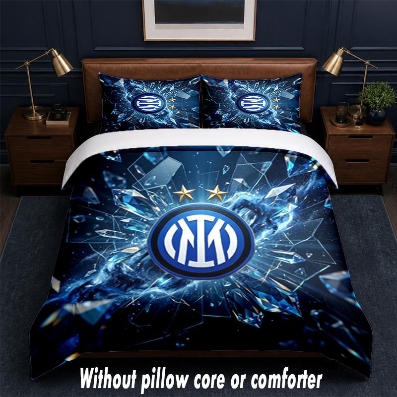 Borussia Dortmund Design Bed Bedding Set 1 Duvet Cover + 2 Pillowcases Soft Breathable Household Bed Linens