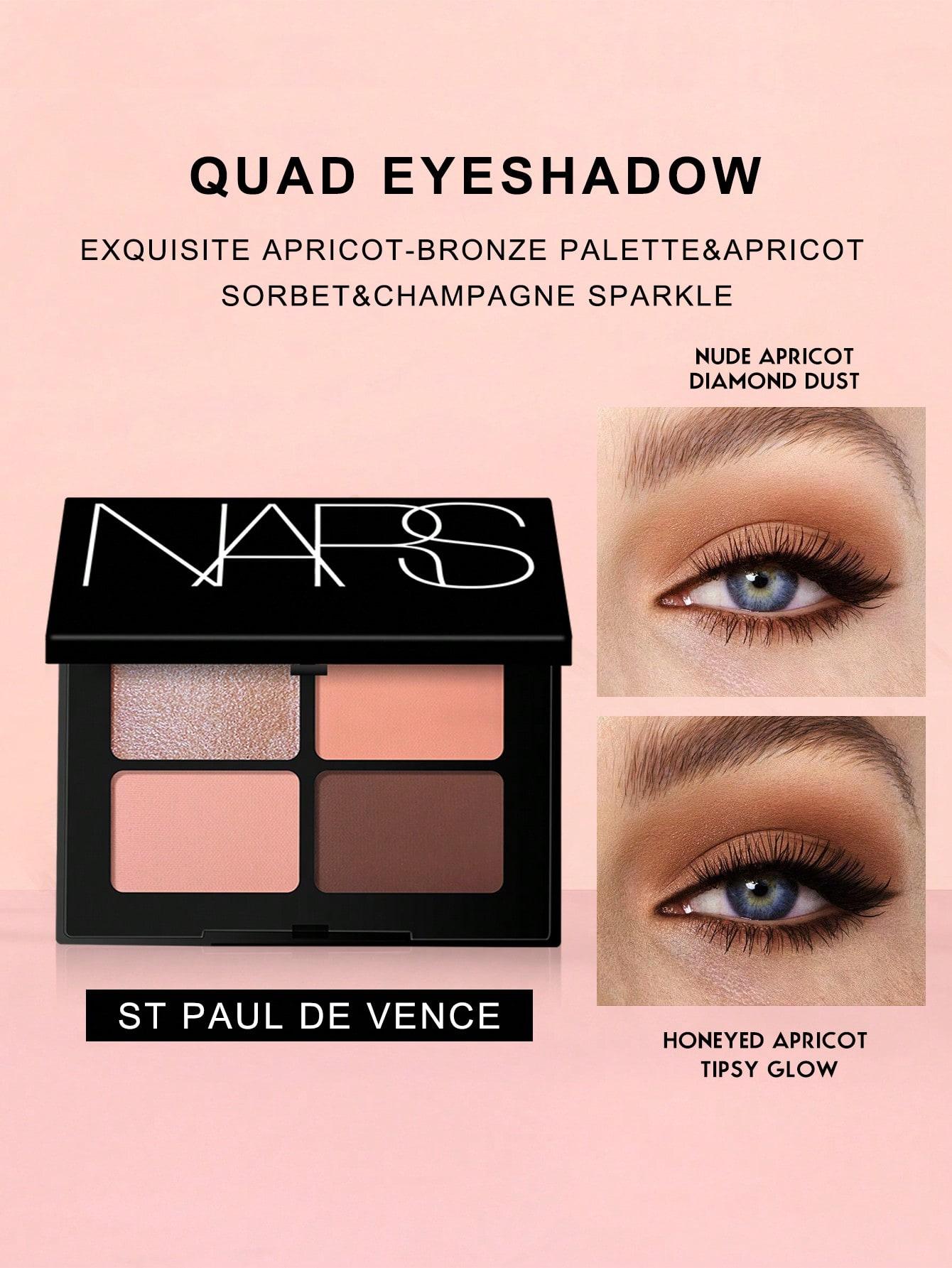 Nars Четырехцветные тени для век 4,4 г - Сен-Поль-де-Ванс | Оргазм | Матовые и мерцающие #ORGASM