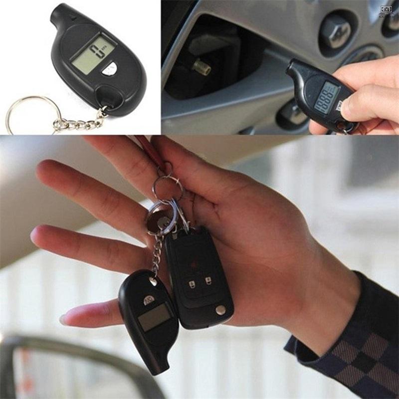 Portable Tire Pressure Guage Digital Lcd Display Tire Air Pressure Checker Car Truck Bike Meter Tester Tire Diagnostic Tool