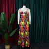 Summer New Women's Clothing Sexy Suspender Dress Printed Sleeveless Sexy Backless Dress