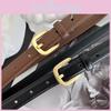 Stylish Genuine Leather Women's Belt For Versatile Outfits In Brown And Black Colors